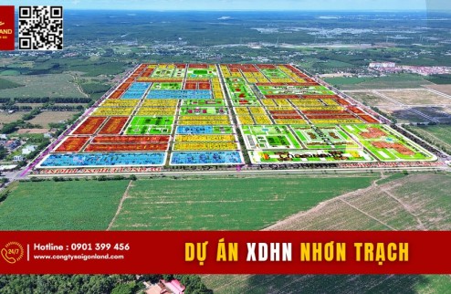 Cần bán 20 nền đất dự án HUD và XDHN sổ sẵn với giá cực tốt tại Nhơn Trạch Đồng Nai.